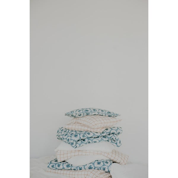 Beżowy zestaw do łóżeczka Camel Check – Malomi Kids-image-4