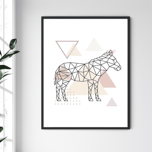 Obraz w ramie North Carolina Frame Donkey, 30x40 cm