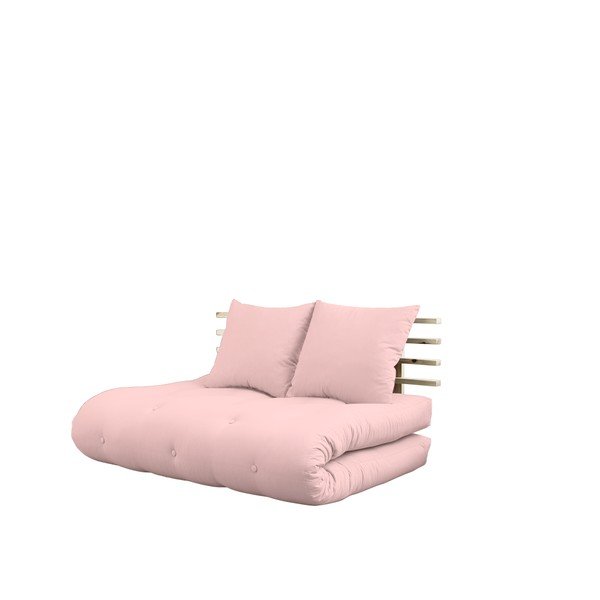 Sofa rozkładana Karup Shin Sano Natural/Pink Peonie-image-4