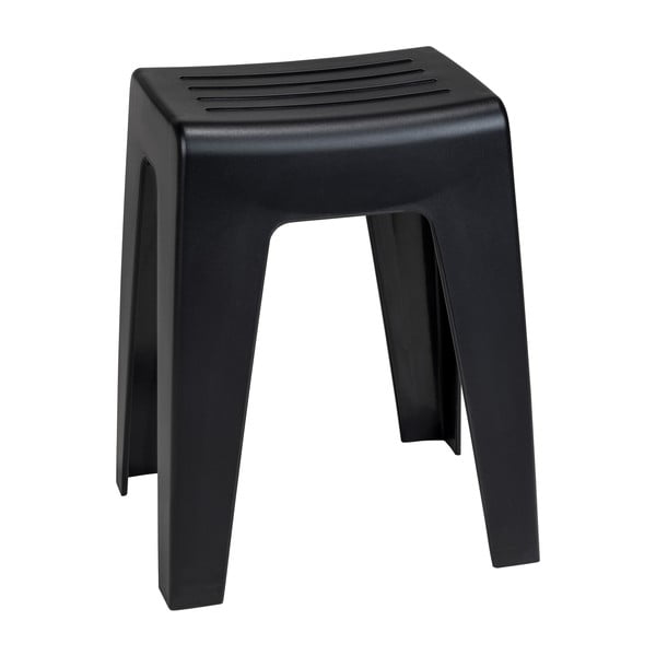 Czarna stołek pod prysznic Wenko Kumba-image-2