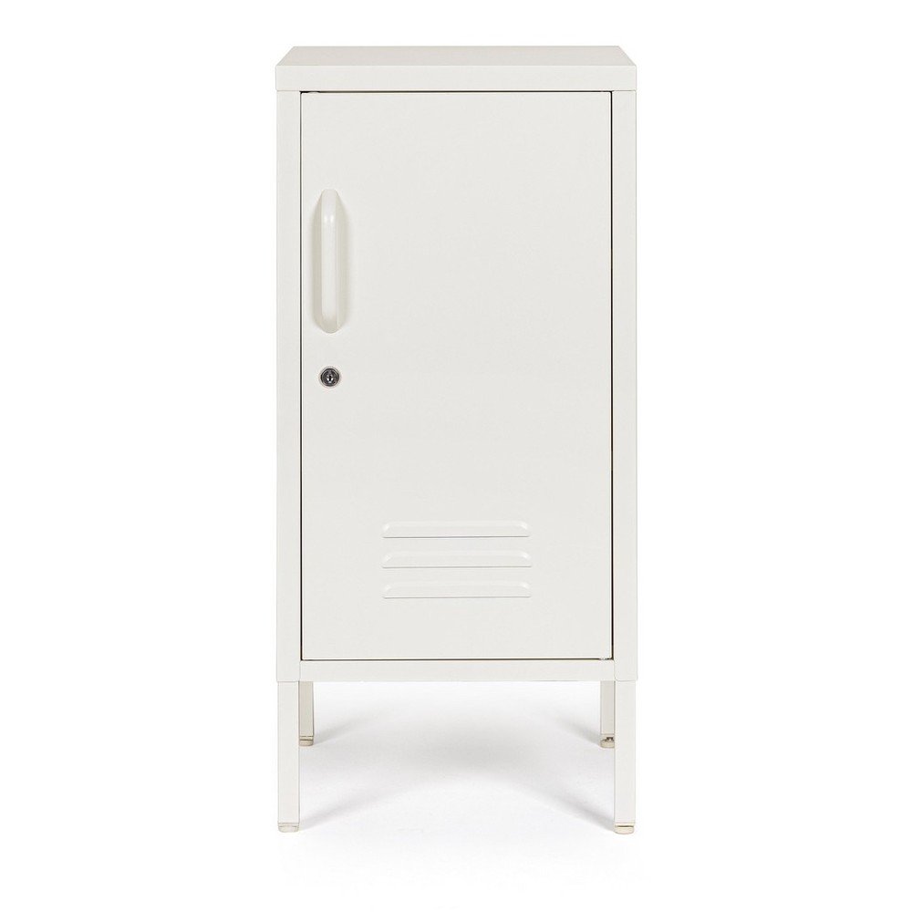Kremowa metalowa szafka z zamkiem 35x76x40 cm Cambridge – Yes Everyday