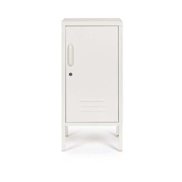 Kremowa metalowa szafka z zamkiem 35x76x40 cm Cambridge – Yes Everyday