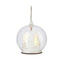 Biała świąteczna wisząca dekoracja świetlna ø 9 cm Myren – Markslöjd