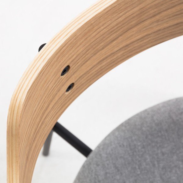 Jasnoszare krzesło do jadalni Kave Home Olympia-image-1