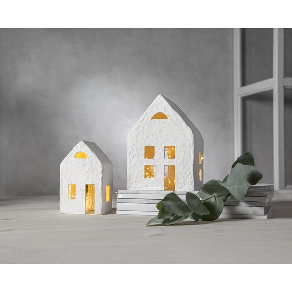 Biała świąteczna dekoracja świetlna 2 szt. Plain – Star Trading-image-1