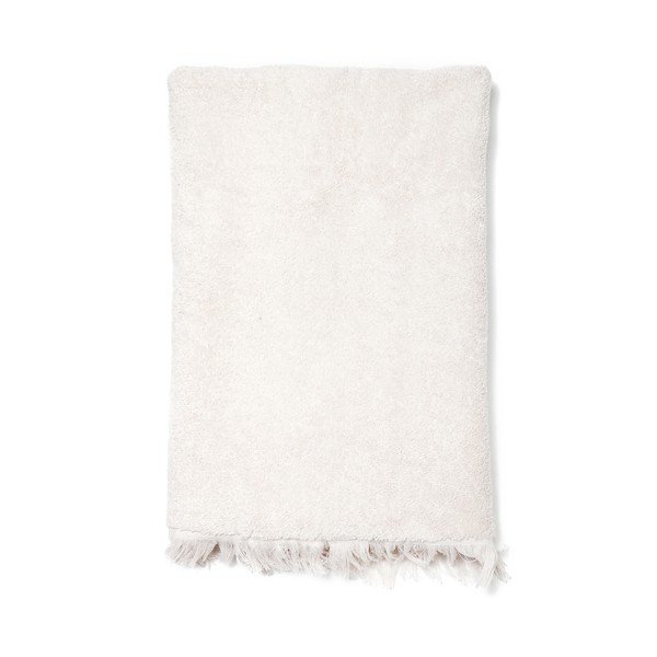 Zestaw 6 kremowych ręczników bawełnianych i 2 ręczników kąpielowych Casa Di Bassi Bath-image-1