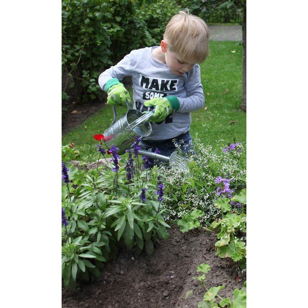 Zielone dziecięce rękawice ogrodowe Esschert Design-image-1