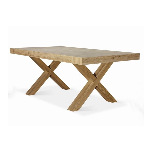 Rozkładany stół z drewna bukowego Castagnetti Cross, 180 cm