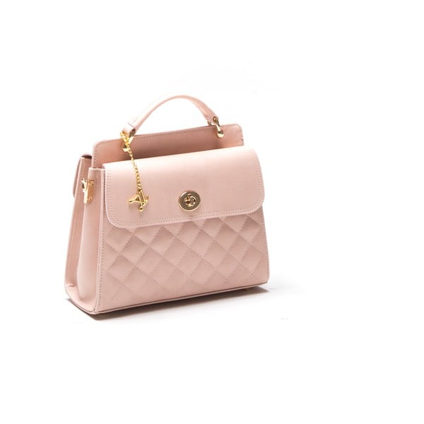 Torebka skórzana Quilted Rosa-image-1