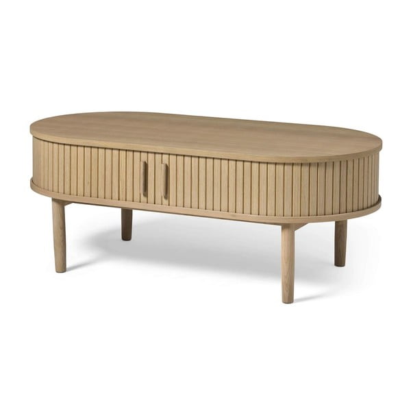 Stolik w dekorze dębu w naturalnym kolorze 60x120 cm Meta – Unique Furniture