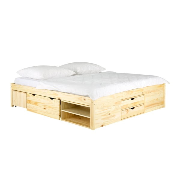 Łóżko sosnowe SOB Pintea, 180x200 cm