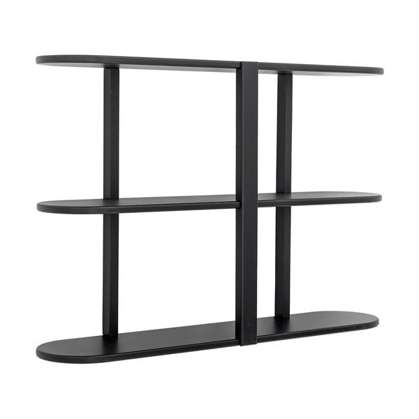 Czarna wielopoziomowa półka 80 cm Vicente – Bloomingville-image-2