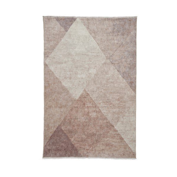 Jasnobrązowy chodnik z mieszanki bawełny odpowiedni do prania 60x170 cm Whisper – Think Rugs