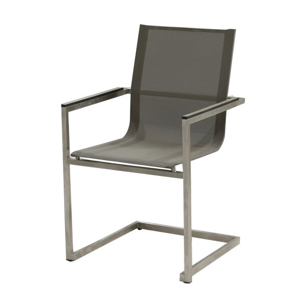 Brązowe metalowe krzesło ogrodowe Sienna – Garden Pleasure