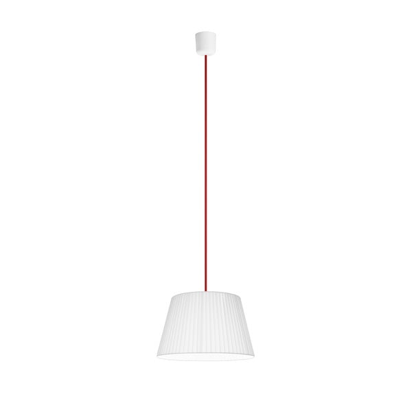 Lampa Kami S, white/red 