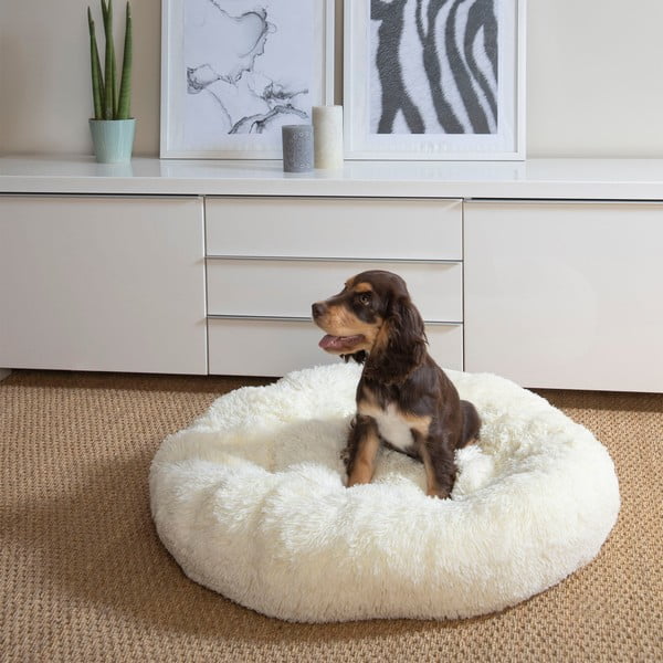 Czarne legowisko dla psów ø 75 cm – Love Story-image-1