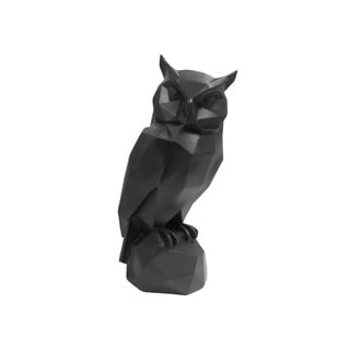 Czarna figurka sowy z żywicy polimerowej Owl – PT LIVING