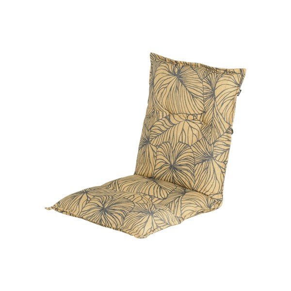 Żółta poduszka na fotel ogrodowy Hartman Lily, 100x50 cm