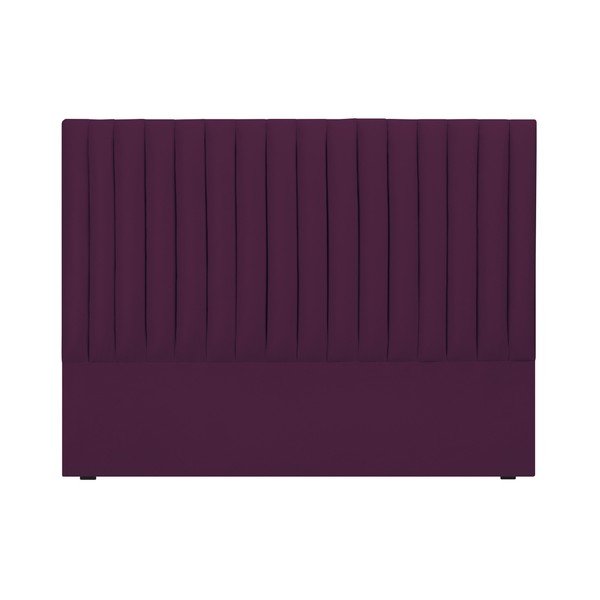 Fioletowy zagłówek łóżka Cosmopolitan design NJ, 140x120 cm
