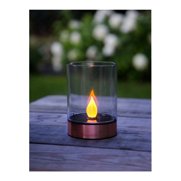 Lampa ogrodowa Solar Energy Garden Light Candle Rose-image-4