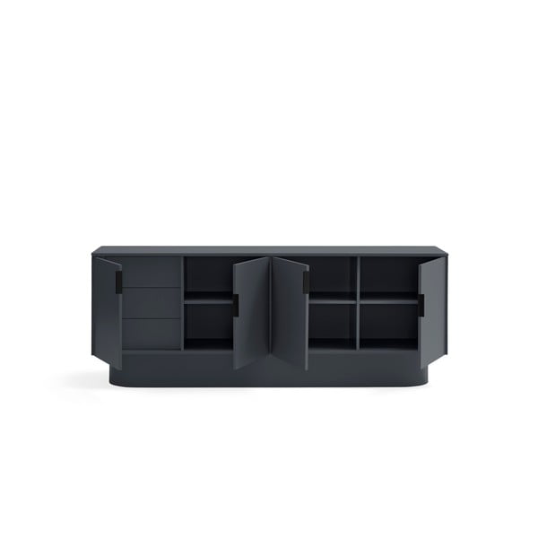 Antracytowa komoda 200x77,5 cm Totem – Teulat-image-4