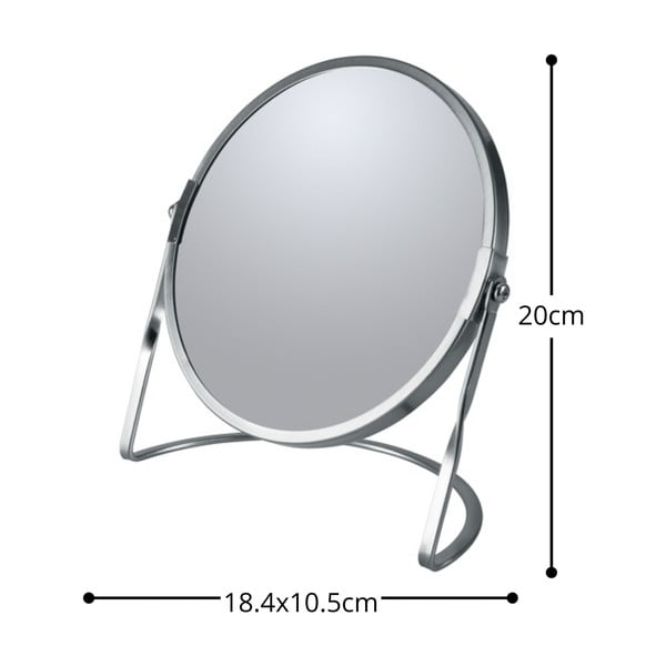 Lustro kosmetyczne powiększające (powiększenie 5x) ø 18 cm Akira – Spirella-image-4