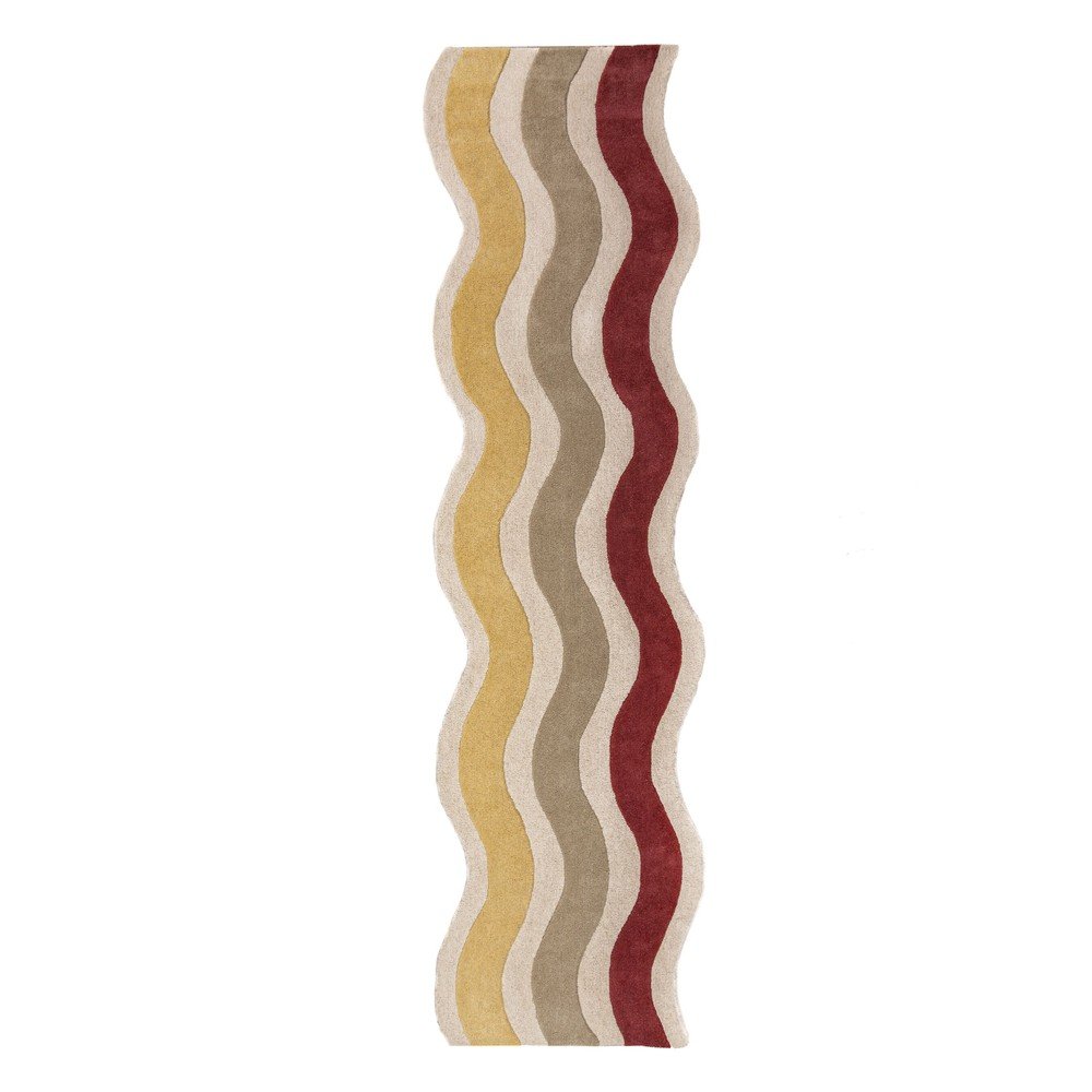 Wełniany chodnik tkany ręcznie 80x300 cm Cascade Wool – Flair Rugs