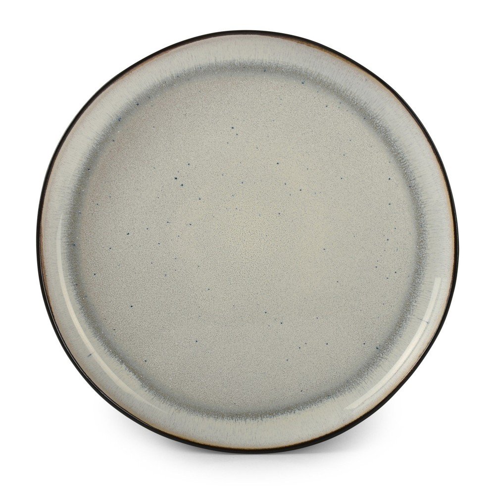 Czarny/beżowy kamionkowy talerz ø 27 cm Lunar – Salt&Pepper