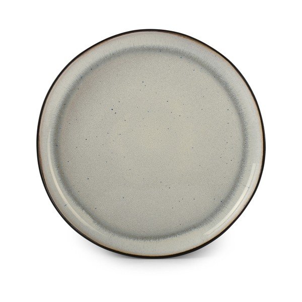 Czarny/beżowy kamionkowy talerz ø 27 cm Lunar – Salt&Pepper