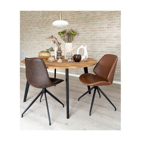 Jasnożółty szklany ręcznie wykonany wazon – House Nordic-image-4