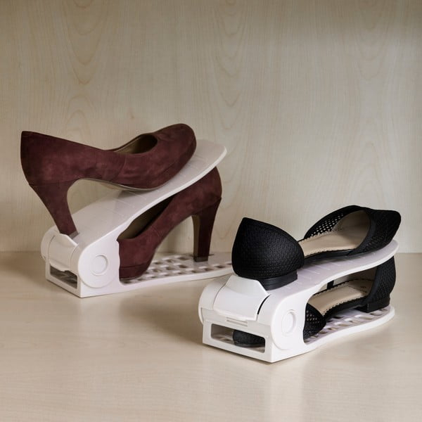 Komplet 6 organizerów na buty InnovaGoods Rack Adjustable Slots-image-1