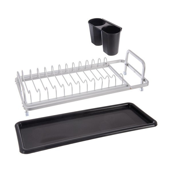 Czarno-biały metalowy ociekacz 41,5x17 cm Deluxe – Orion-image-2