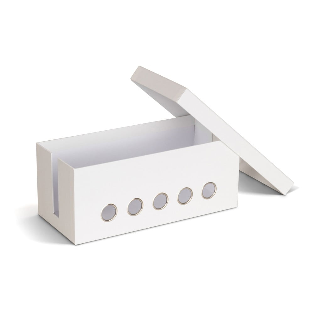 Biały kartonowy organizer na kable Cordy Paper Laminate – Bigso (zdjęcie 4)