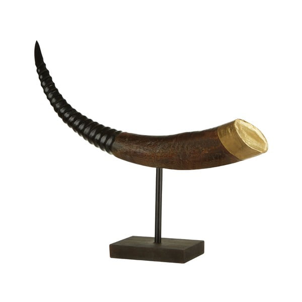 Dekoracyjny róg ze złotymi detalami Buffalo Horn 