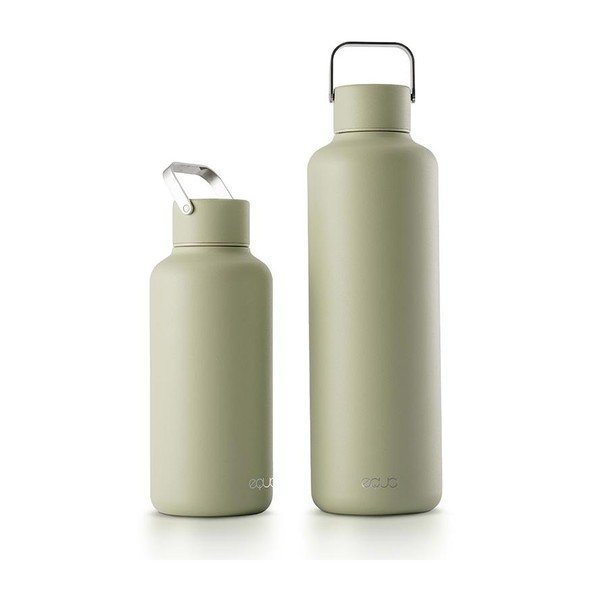 Jasnozielona nierdzewna butelka Equa Timeless, 600 ml-image-3