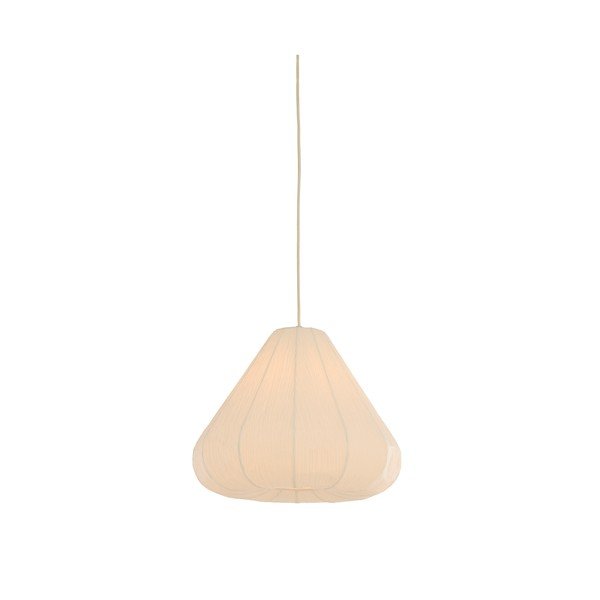 Kremowa lampa wisząca z papierowym kloszem ø 10 cm Sarella – Light & Living-image-2
