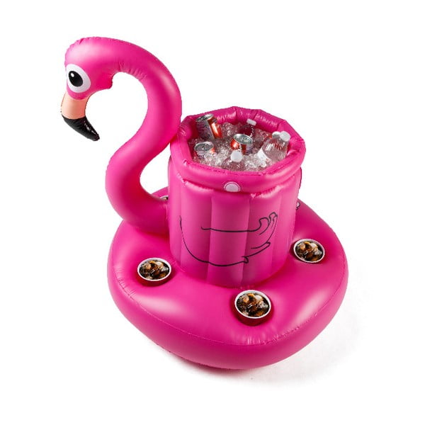 Dmuchany materac chłodzący na napoje w kształcie flaminga Big Mouth Inc.