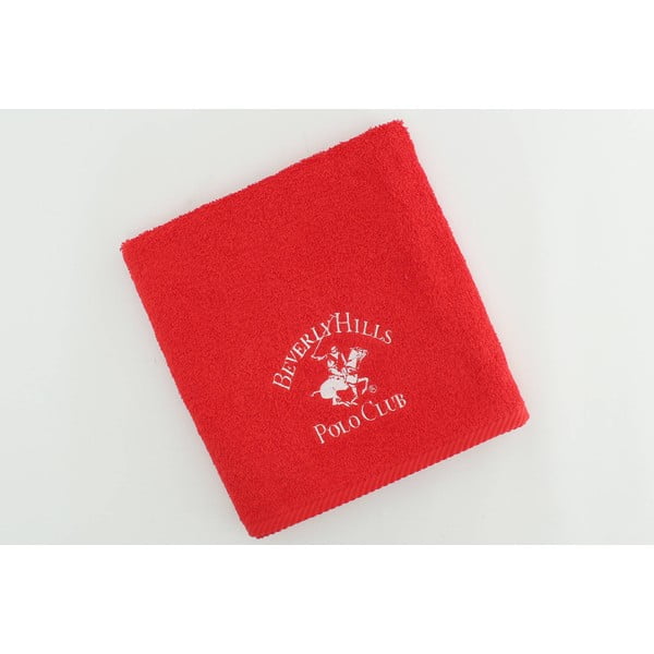 Ręcznik Polo Club Red, 50x100 cm