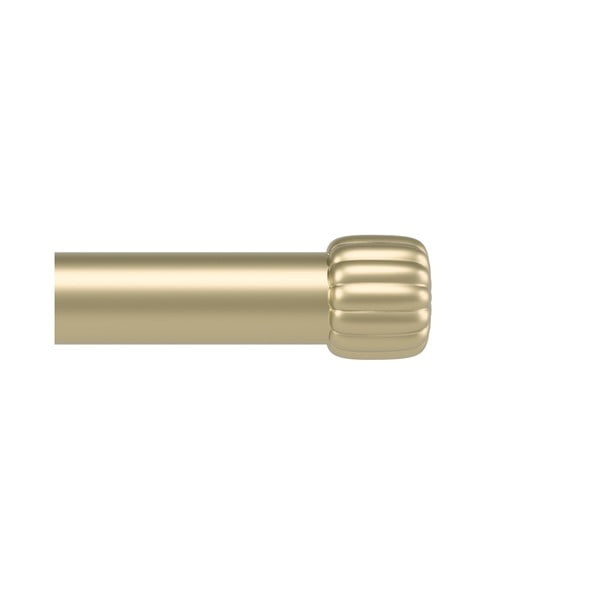 Stalowy regulowany karnisz w kolorze matowego złota 168 - 305 cm Cleo – Umbra