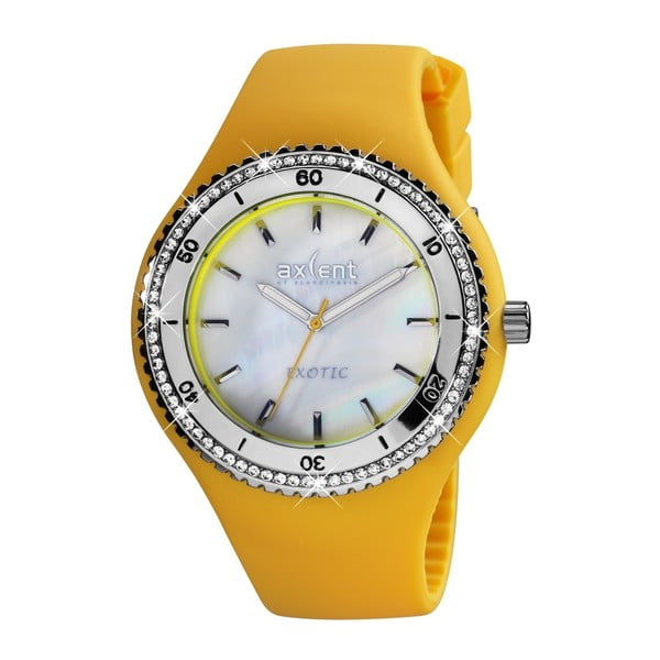 Żółty zegarek damski Axcent od Scandinavia Exotic