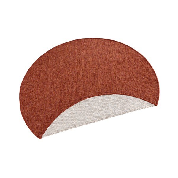Ceglasty dywan dwustronny NORTHRUGS Miami, Ø 200 cm-image-4