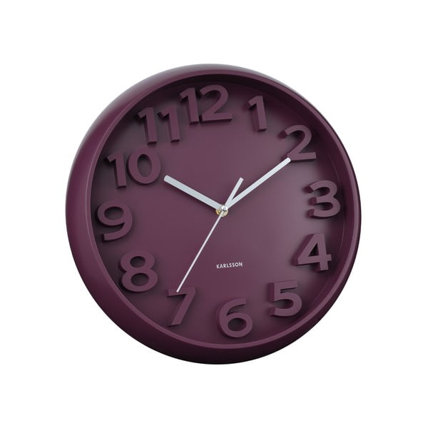 Zegar ścienny ø 33,5 cm Elevated Classic Numbers – Karlsson-image-1