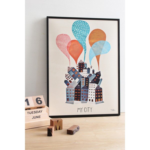Plakat Michelle Carlslund My City, 50x70 cm-image-1