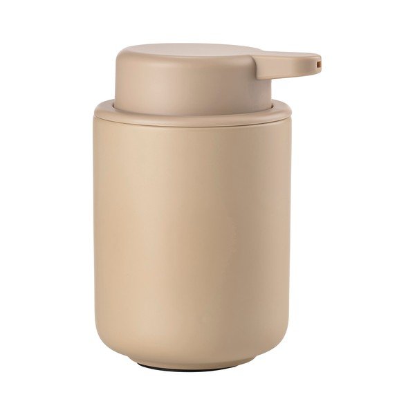 Beżowy kamionkowy dozownik do mydła 250 ml Ume – Zone