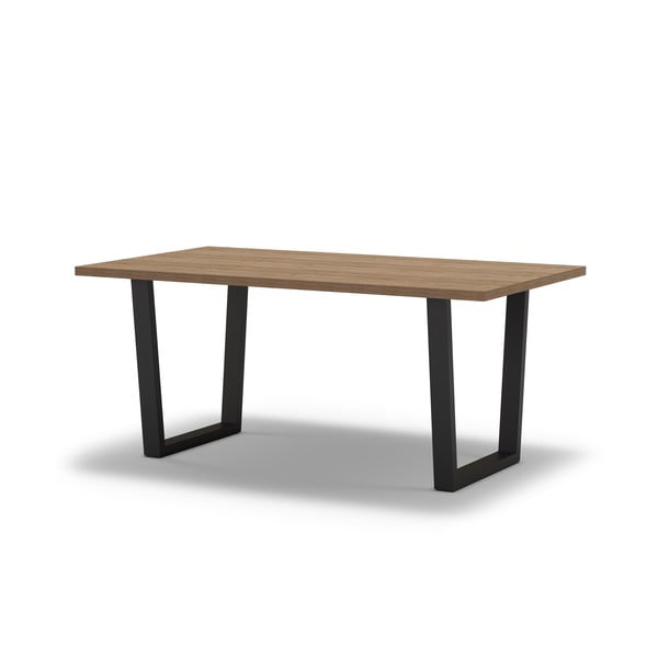 Stół z blatem w dekorze dębu 100x180 cm Francesca – Marckeric