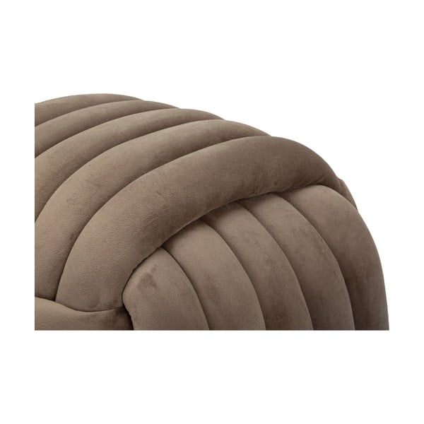 Szarobrązowy aksamitny puf Softy – Mauro Ferretti-image-4