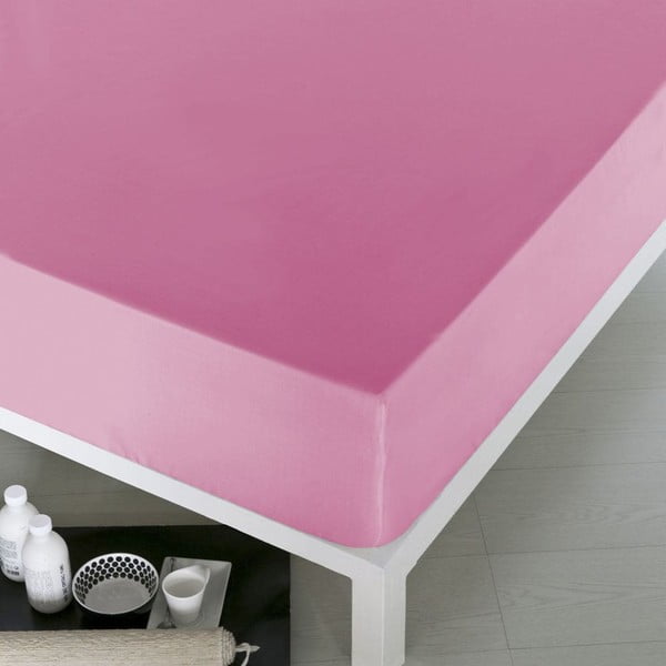 Prześcieradło Home Pink, 160x200 cm