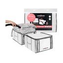 Tekstylne pojemniki do przechowywania ubrań zestaw 2 szt. próżniowe/usztywniane 42x25x25 cm Life – Compactor