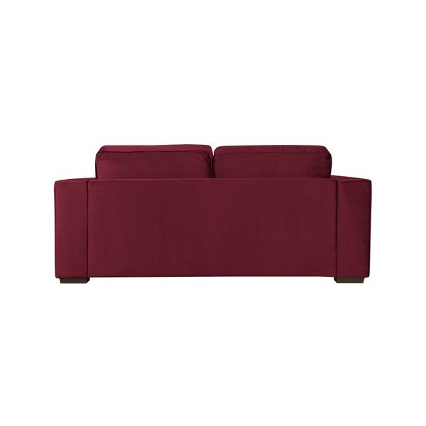 Sofa 3-osobowa w burgundowej barwie Cosmopolitan Design Denver-image-3