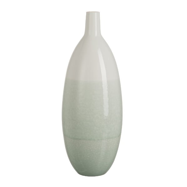 Jasnozielony ceramiczny wazon J-Line Transition, wysokość 54 cm